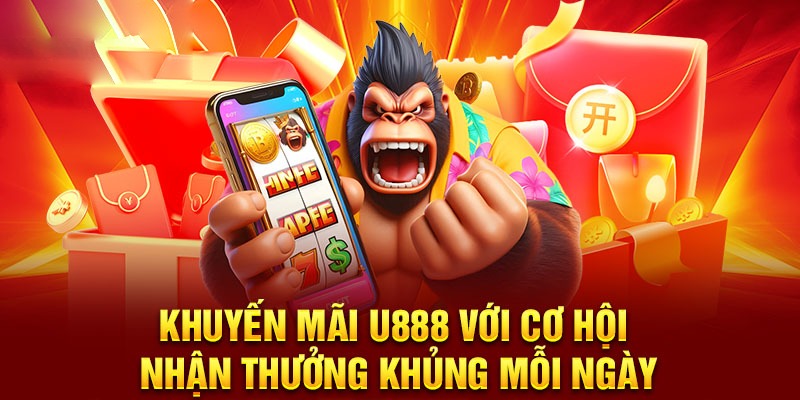 Không bỏ qua khuyến mãi trị giá khủng từ hệ thống U888